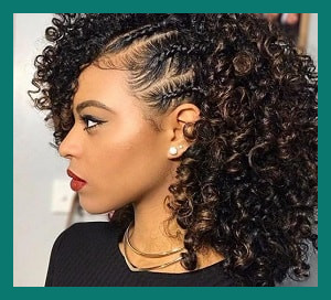 Curly Weave Thick Short Hairstyle