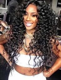 Curly and long weaves for black women