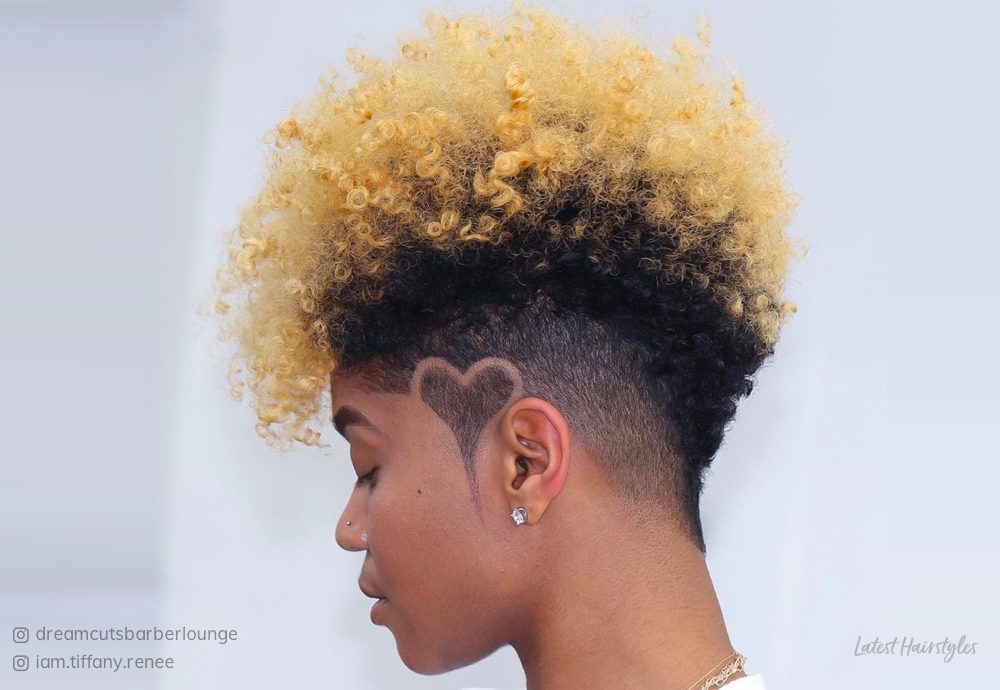 Tapered Curly Short Weave Hairdo