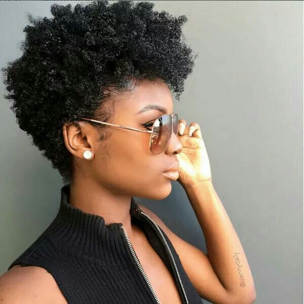 Tapered Natural Hairstyle
