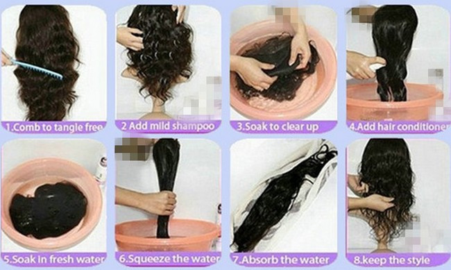 How to wash human hair weave?