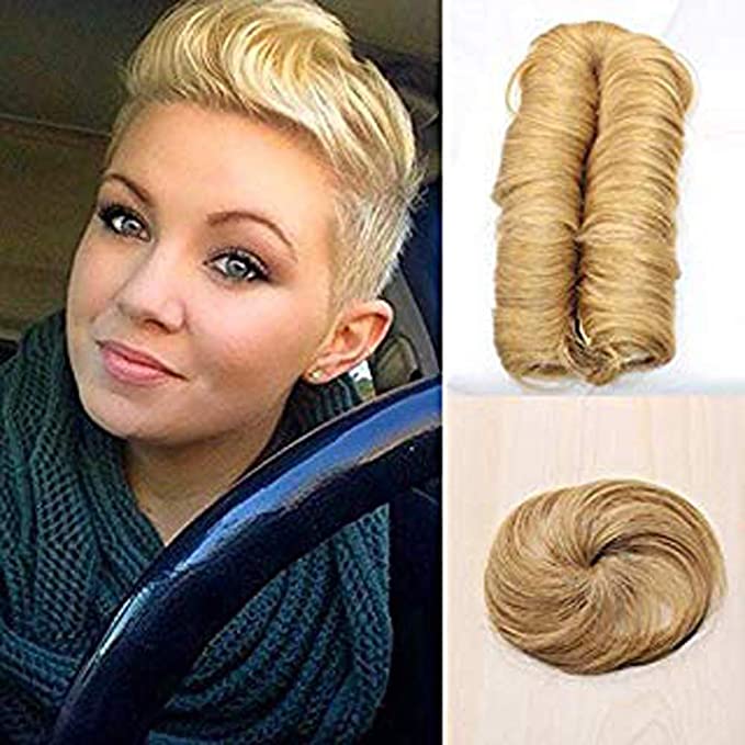 27 piece hair weave blonde short weave human hair