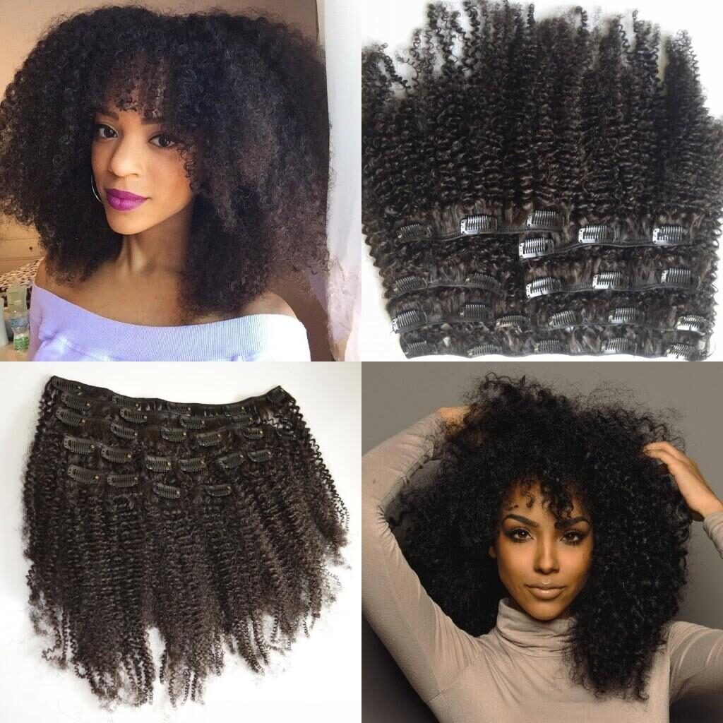 Afro Hair Weave Extensions For African American Hair
