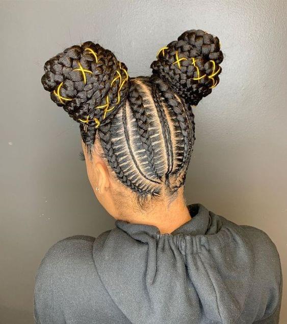 Bun Hairstyles For Black Women With Weave black hair styles