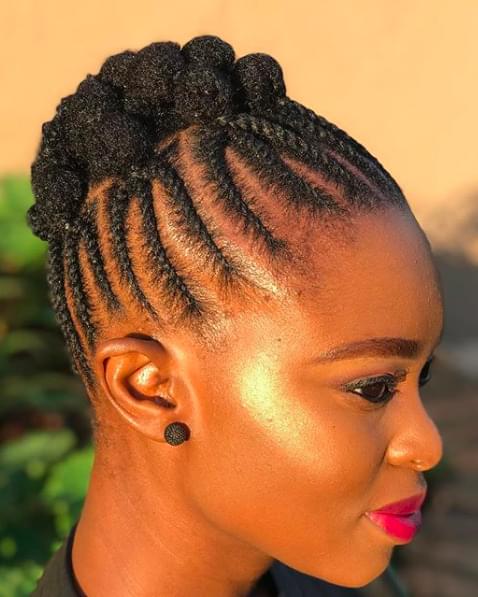 Bun Hairstyles For Black Women With Weave for black hair