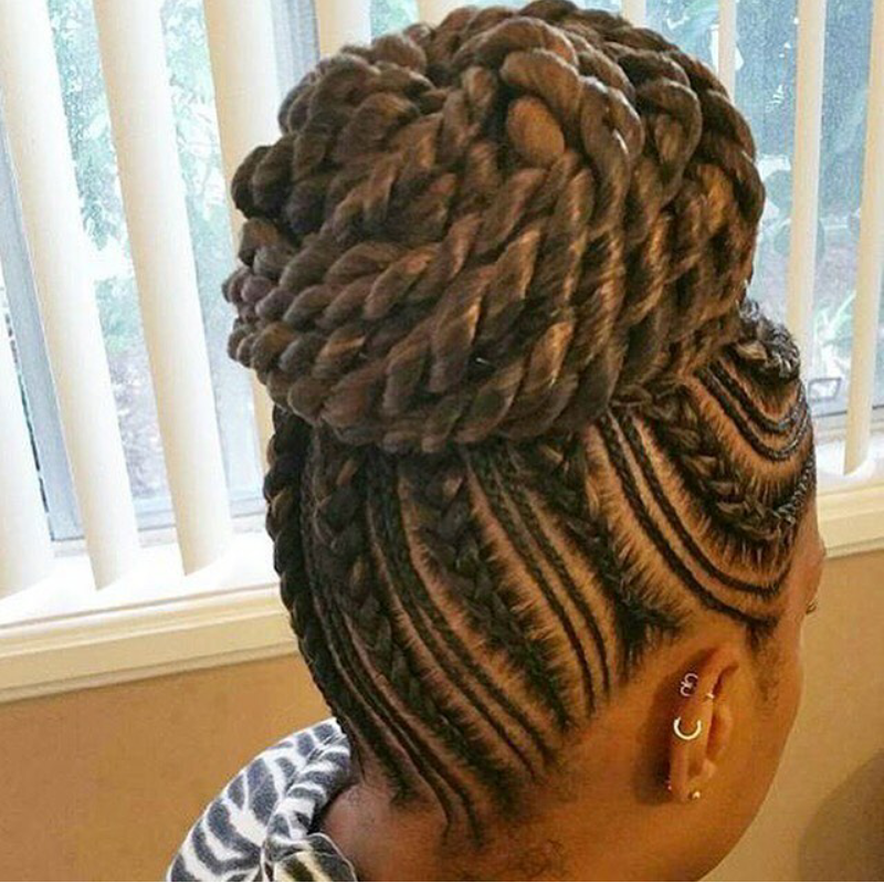 Bun Hairstyles For Black Women With Weave hairstyles