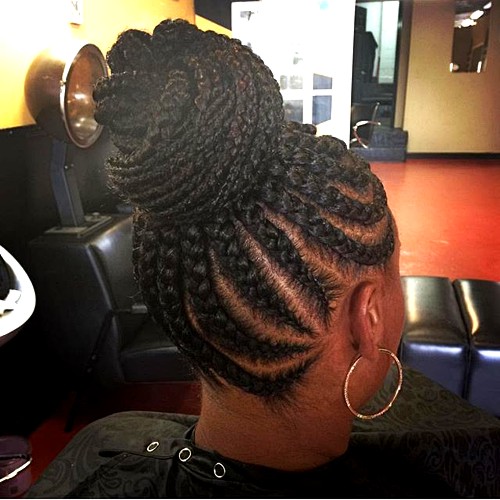 Bun Hairstyles For Black Women With Weave