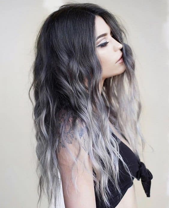 Choosing the Best Grey Weave Hair grey and silver highlughts