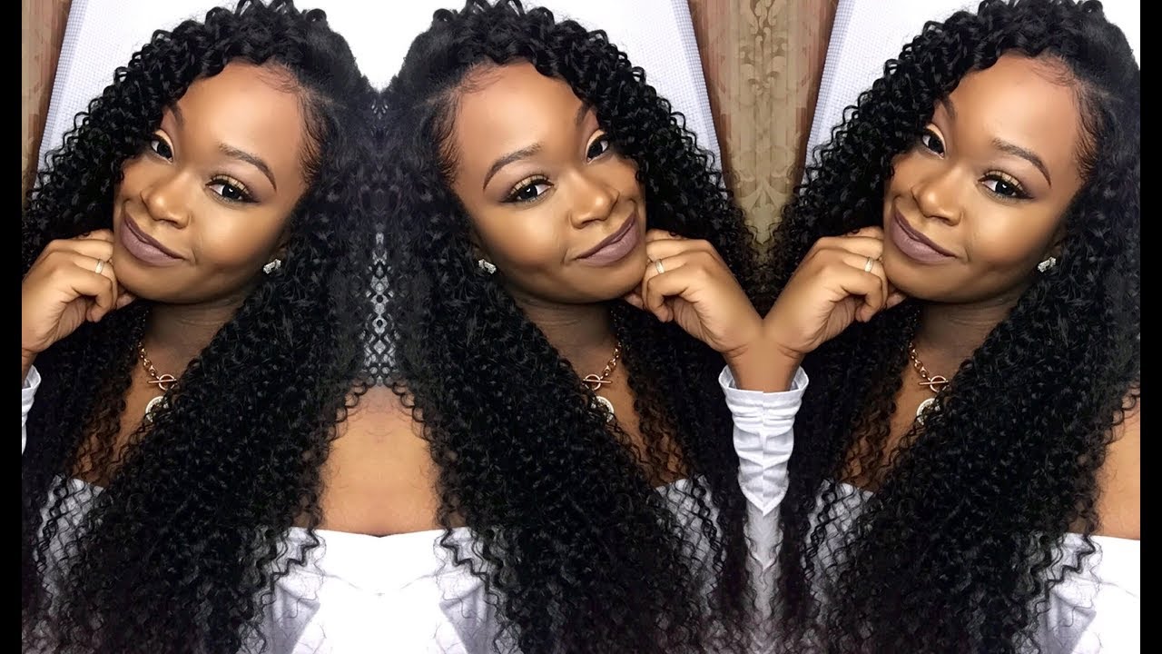 How to Apply a Quick Weave No Leave Out Curly Hair curly quick weave hairstyle