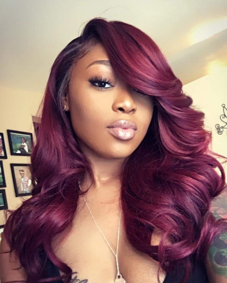 How to Choose a Hair Weave Color Styles Purple