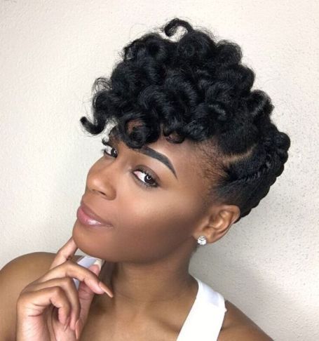 Protective Styles For Natural Hair Without Weave natural hair updo with twists and curls