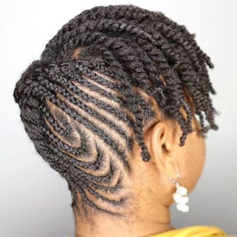 Protective Styles For Natural Hair Without Weave protective updo style for short natural hair