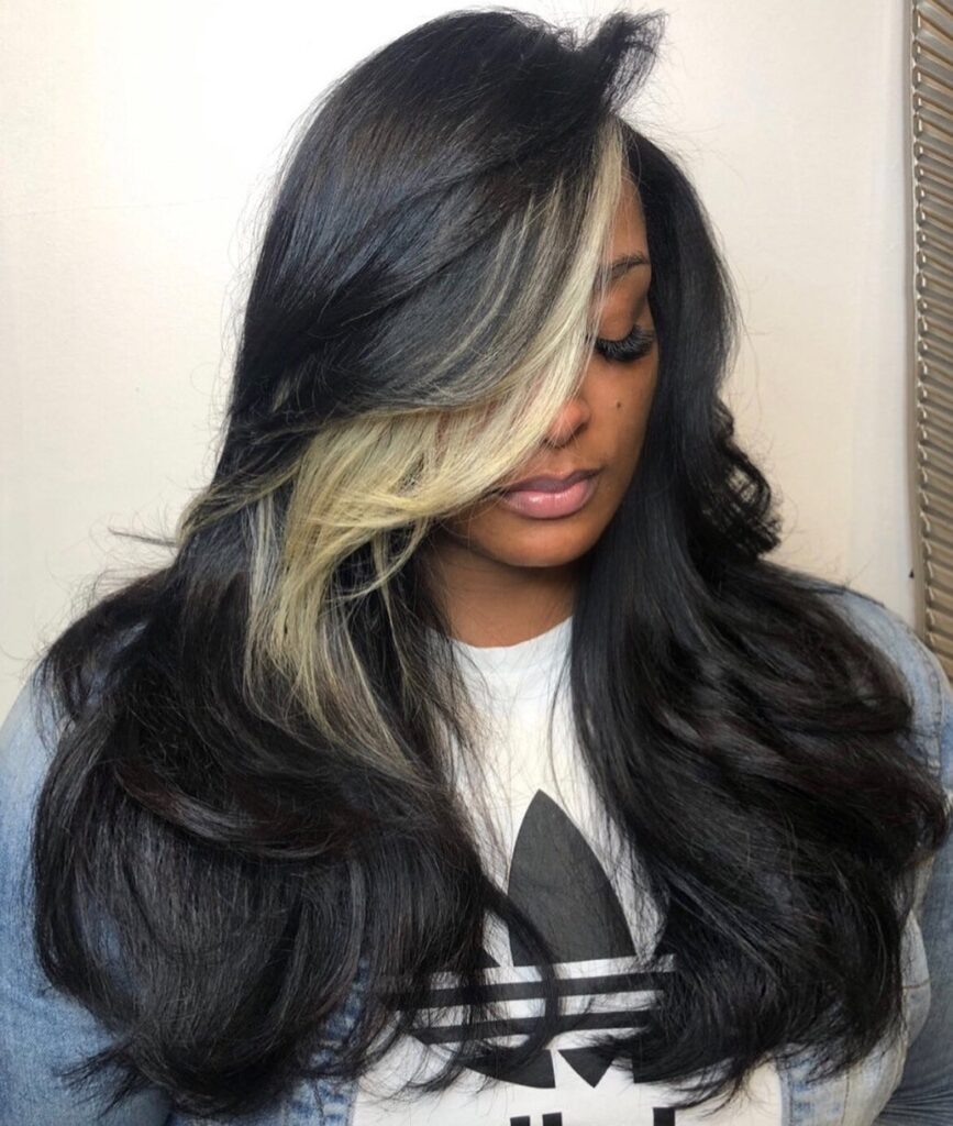 best hair for quick weave on natural long layered weave