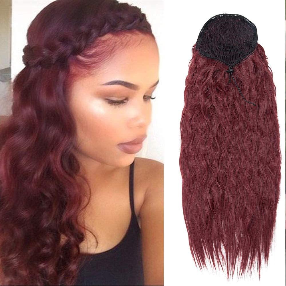 red hair extensions ponytail red hair extension