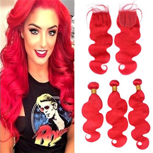 red hair weave bundles red brazilian hair