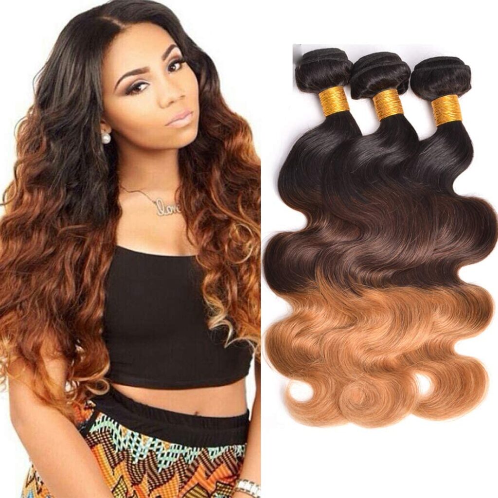 weave hair extensions ombre hair extension
