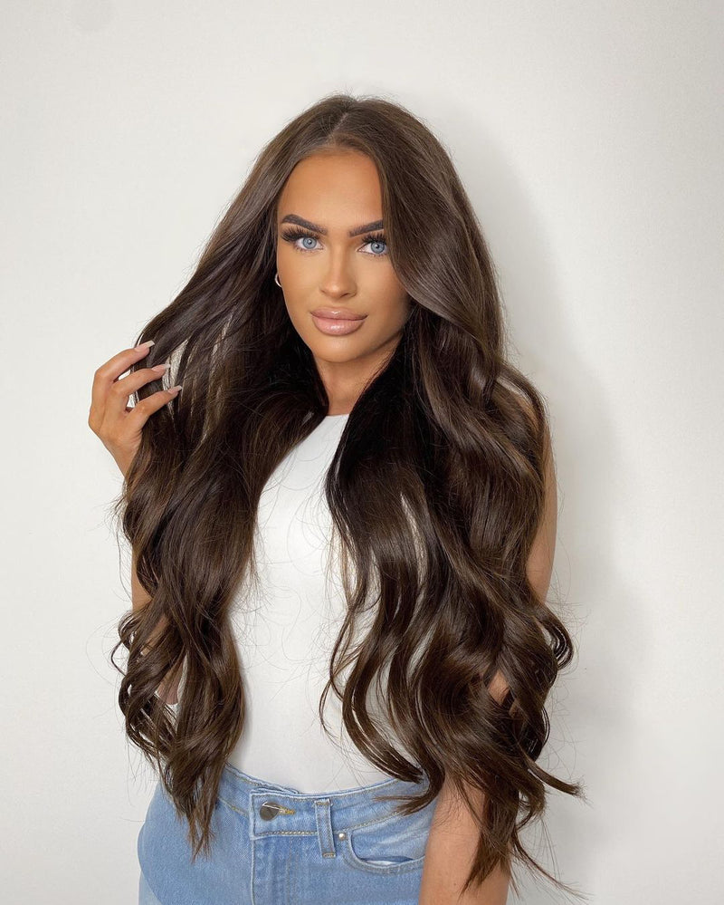 weave hair extensions pure cocoa nano tip hair extensions bobbie