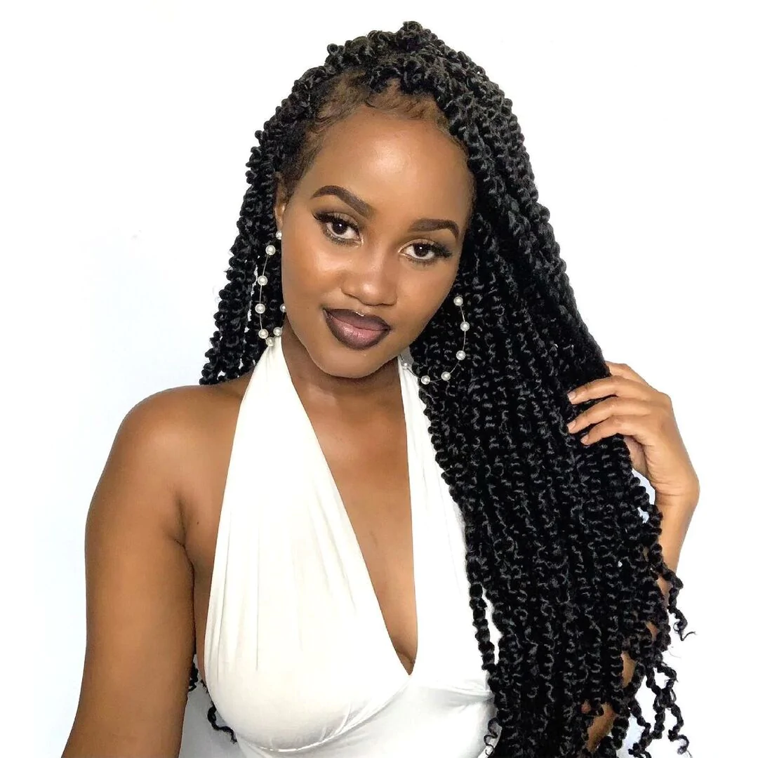 black girl braided twist hairstyles