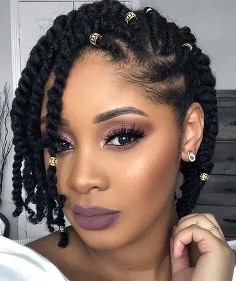 black girl flat twist hairstyles