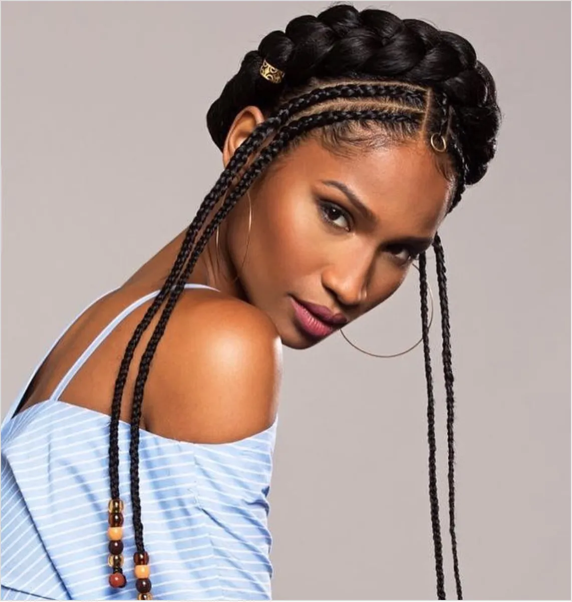 black girl french braid hairstyles 1