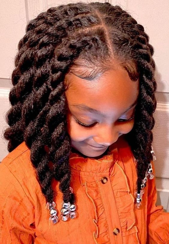 black little girl hairstyles twist