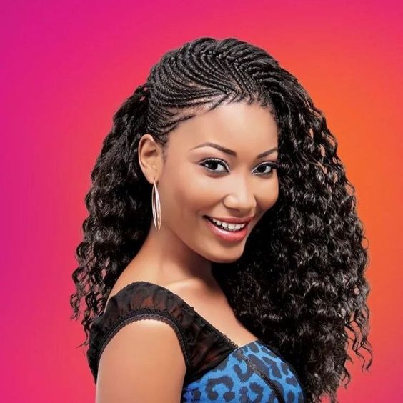 braid hairstyles for black girls with weave