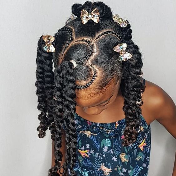 cute natural twist hairstyles for little black girls