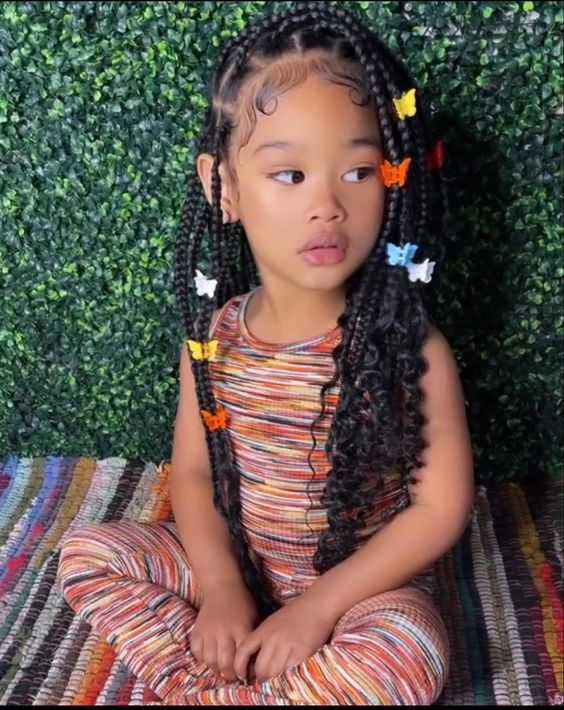 hair braid styles for little black girl