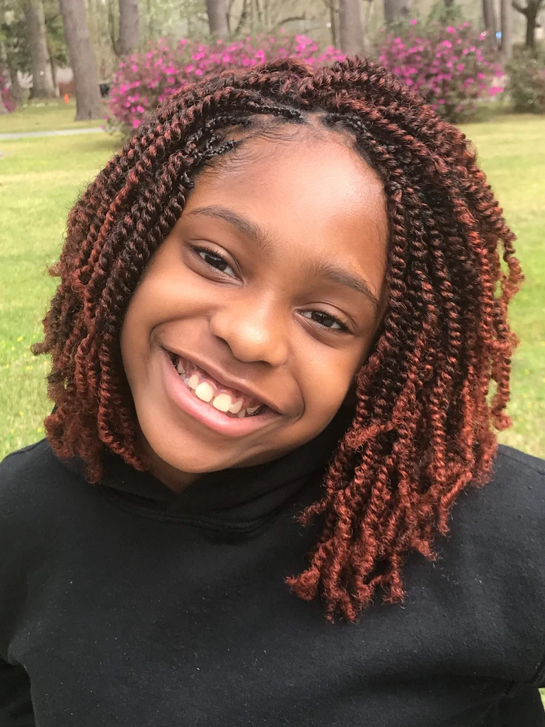 kids hairstyles for black girls natural twist