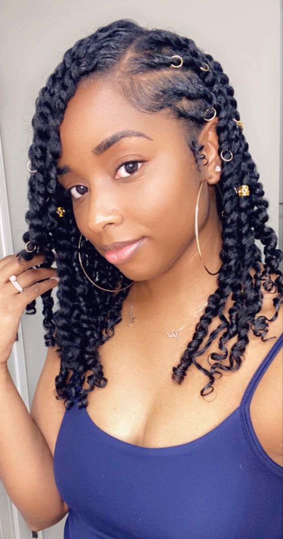 natural black girl twist hairstyles